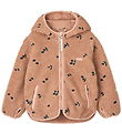 Liewood Fleecejakke - Mara - Berry/Pale Tuscany/Embroidery Liewood Fleecejakke - Mara - Berry/Pale Tuscany/Embroidery