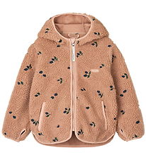 Liewood Fleecejakke - Mara - Berry/Pale Tuscany/Embroidery Liewood Fleecejakke - Mara - Berry/Pale Tuscany/Embroidery