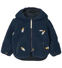 Liewood Fleecejakke - Mara - Rocket/Classic Navy/Embroidery Liewood Fleecejakke - Mara - Rocket/Classic Navy/Embroidery