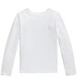 Polo Ralph Lauren Bluse - Hvid m. Rosa Polo Ralph Lauren Bluse - Hvid m. Rosa