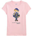 Polo Ralph Lauren T-shirt - Hint of Pink m. Bamse Polo Ralph Lauren T-shirt - Hint of Pink m. Bamse