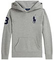 Polo Ralph Lauren Hættetrøje - Andover Heather m. Navy Polo Ralph Lauren Hættetrøje - Andover Heather m. Navy