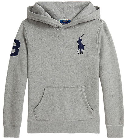 Polo Ralph Lauren Hættetrøje - Andover Heather m. Navy