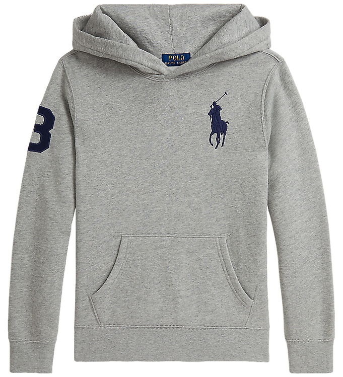 Polo Ralph Lauren Hættetrøje - Andover Heather m. Navy
