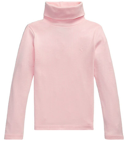 Polo Ralph Lauren Bluse m. Rullekrave - Hint of Pink