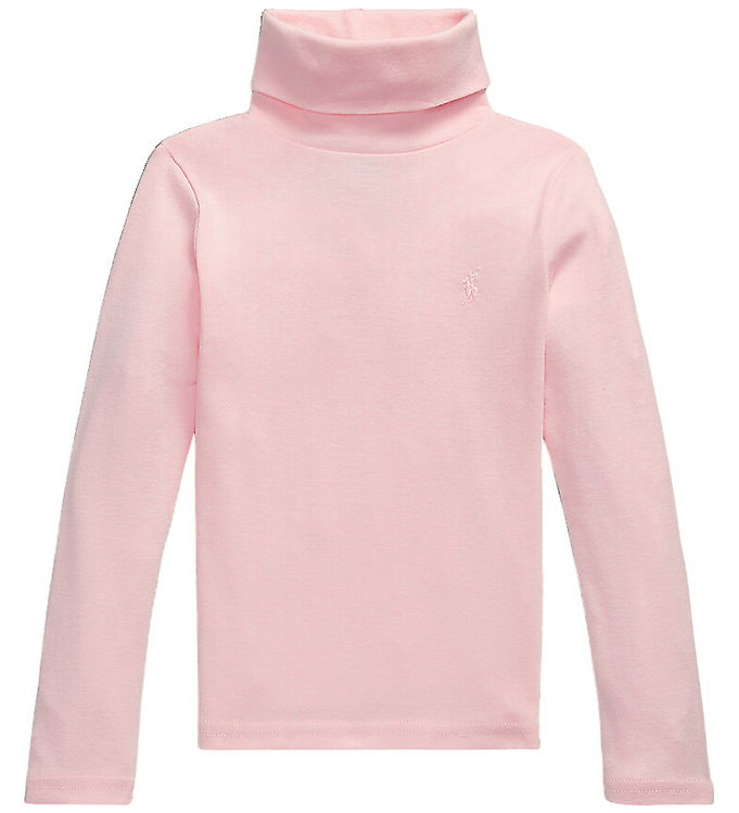 Polo Ralph Lauren Bluse m. Rullekrave - Hint of Pink