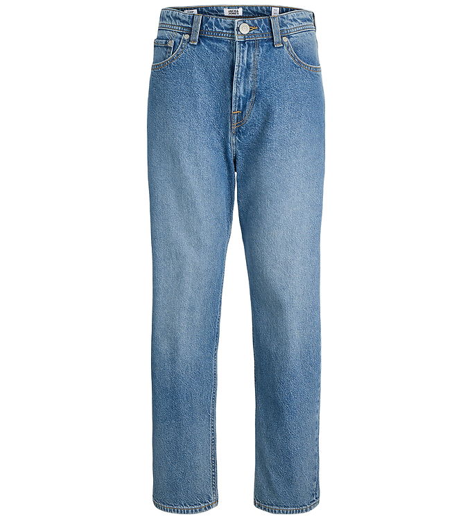 Jack & Jones Junior bukser i blå denim til drenge