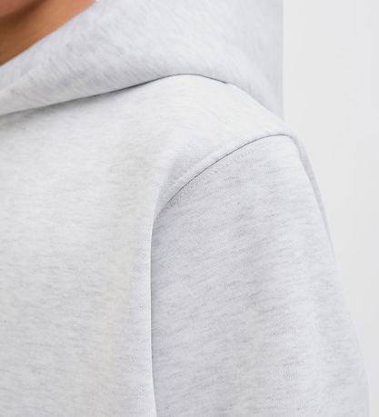 Jack & Jones Hættetrøje - JjEurban - White Melange