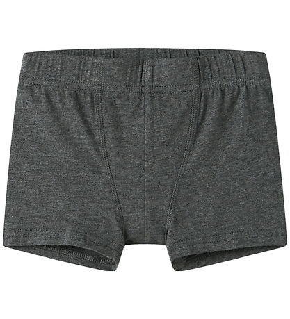 Name it Boxershorts - Noos - NmmTights - 3-Pak - Mørkegråmeleret