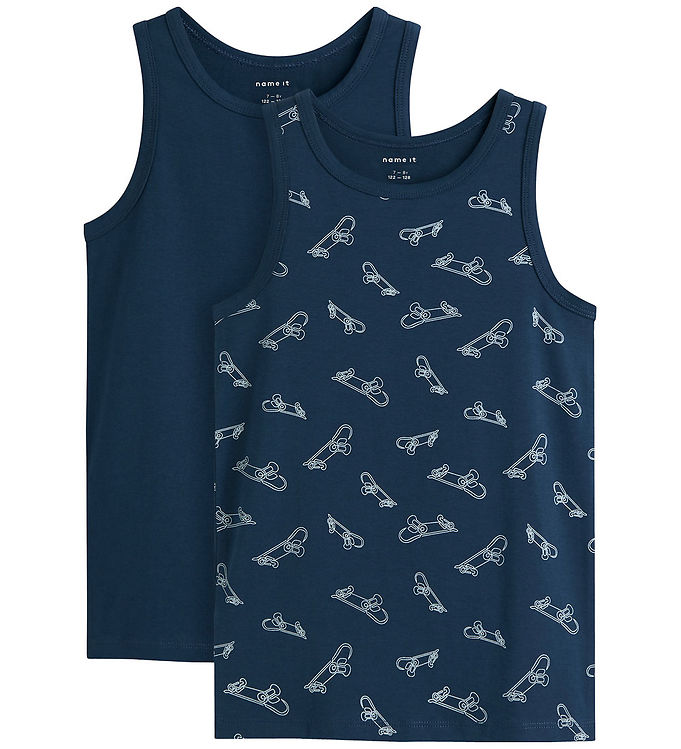 Name it Undertrøje - Noos - NkmTank - 2-pak - Titan