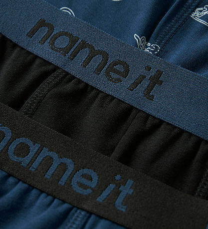 Name it Boxershorts - Noos - NkmBoxer - 3-pak - Titan/Sort