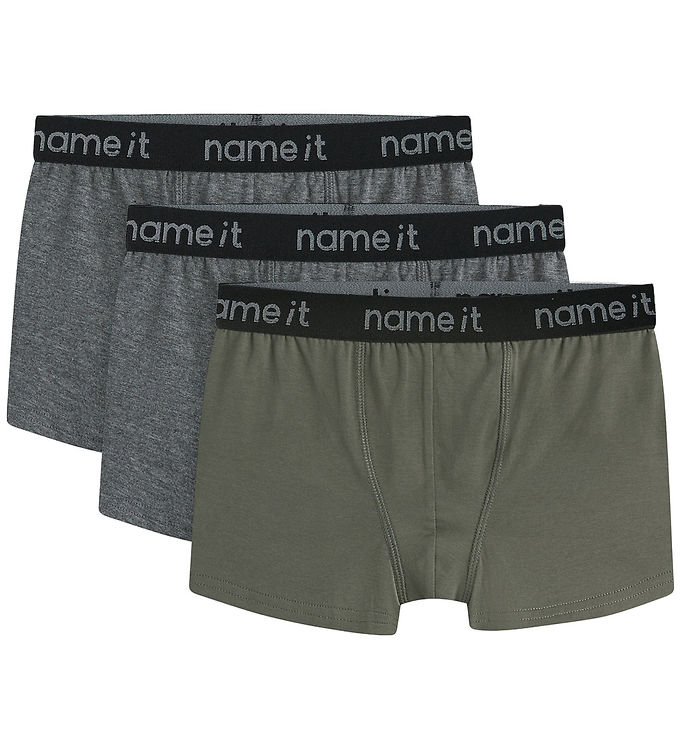 Name it Boxershorts - Noos - NkmBoxer - 3-pak - Tea Leaf