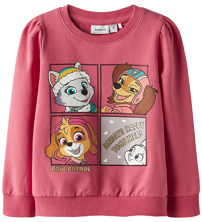 Name It Sweatshirt - NmfJosse - Paw Patrol - Rapture Rose