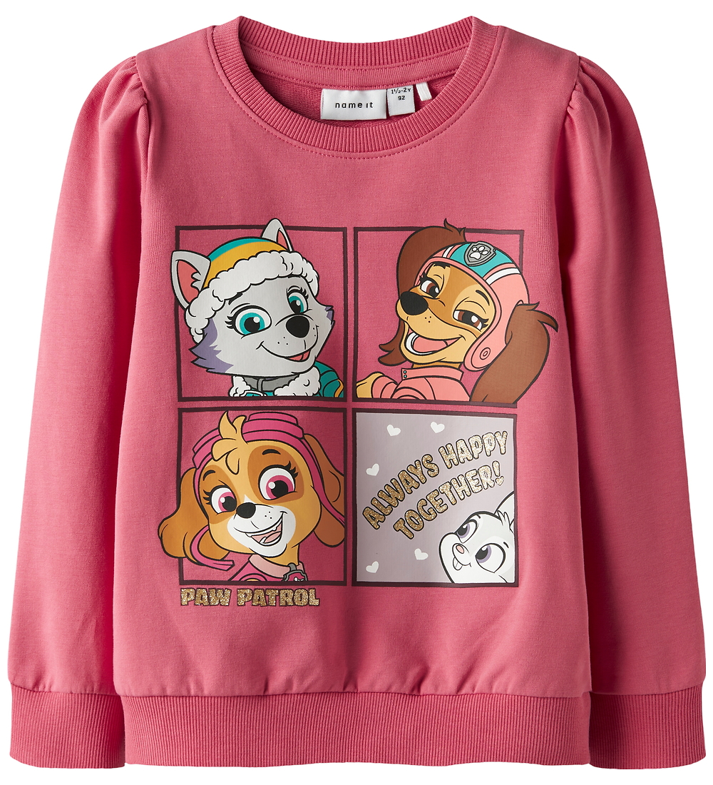 Name It Sweatshirt - NmfJosse - Paw Patrol - Rapture Rose - Name It - 2 Jahre (92) - Sweatshirts