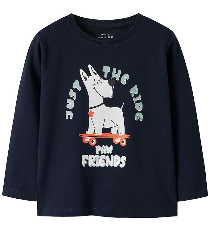 Name It Bluse - NmmVux - Navy Blazer/Skate Dog