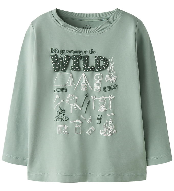 Name It Bluse - NmmVux - Jadeite/Wild