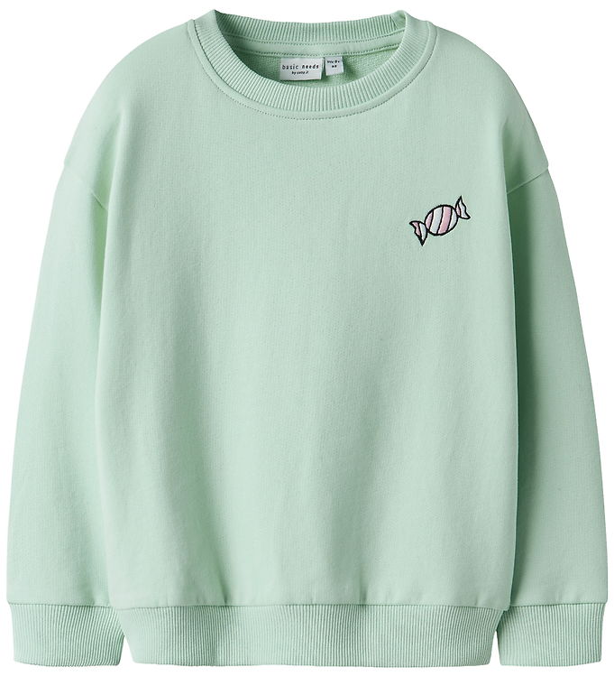 Name It Sweatshirt - NmfVallene - Gossamer Green/Candy