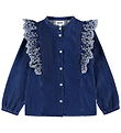 Molo Skjorte - Denim - Raphaella - Oak Embroidery Molo Skjorte - Denim - Raphaella - Oak Embroidery