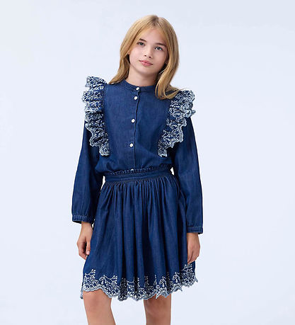 Molo Skjorte - Denim - Raphaella - Oak Embroidery