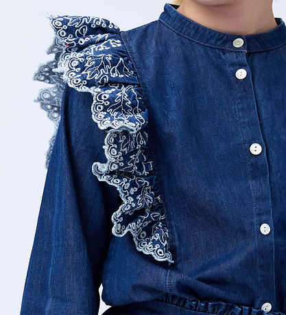 Molo Skjorte - Denim - Raphaella - Oak Embroidery