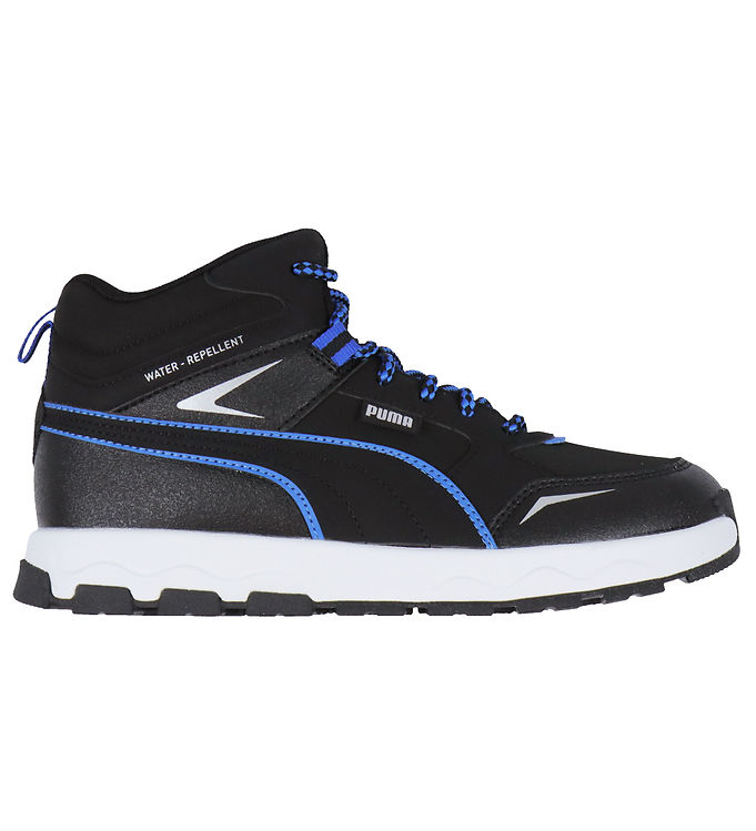 Puma Støvler - Evolve Trail Jr - Black/Hyperlink Blue