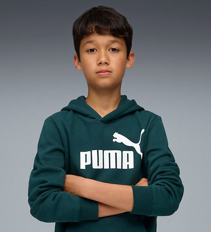 Puma Hoodie - Green Terrain w. Logo