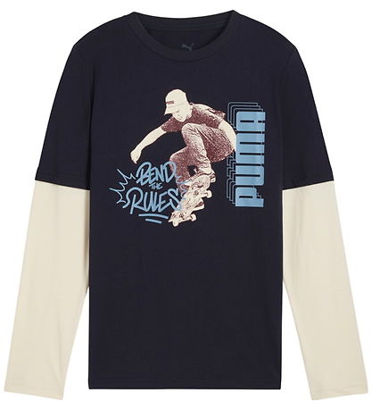 Puma Bluse - MID90s - New Navy m. Skater