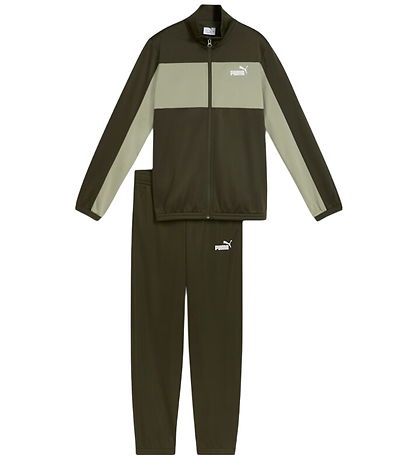 Puma Tracksuit - Poly Colorblock - Dark Olive