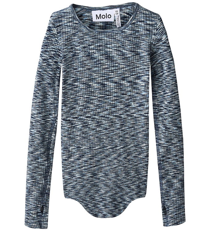 Molo Bluse - Rib - Rochelle - Blue Moulin