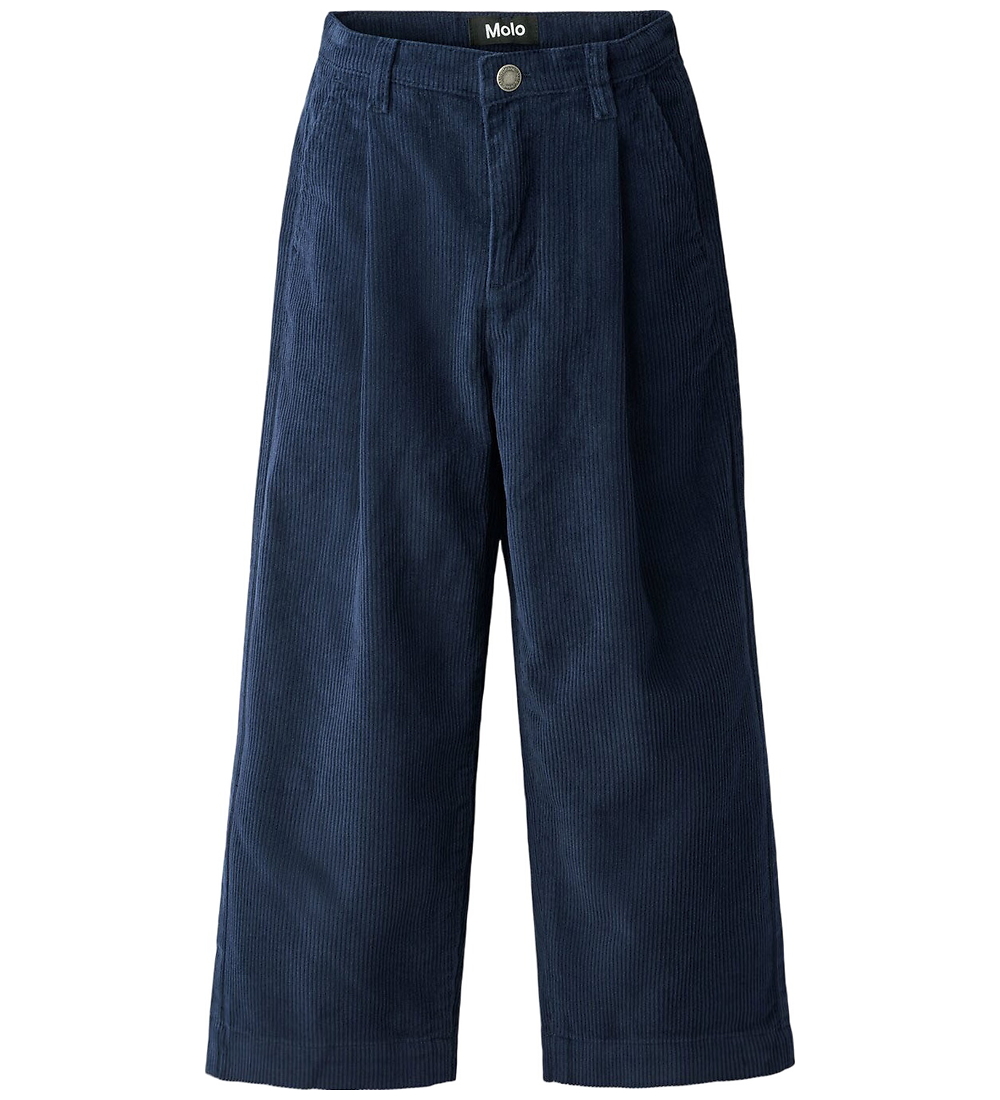 Pantalon en Velours Ctel Molo - Alaine - Galaxy Blue - Molo - 8 ans 128 - Pantalon en Velours Ctel 33 €