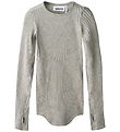 Molo Bluse - Rib - Rochelle - Grey Melange Molo Bluse - Rib - Rochelle - Grey Melange
