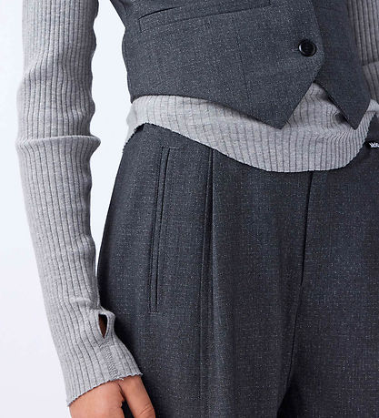 Molo Bluse - Rib - Rochelle - Grey Melange