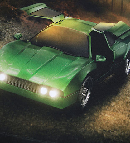 Molo T-shirt - Riley - Green Car