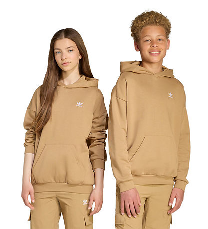 adidas Originals Hættetrøje - Loose Hoodie - Cardbo/White 
