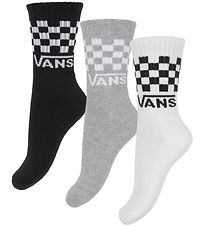 Vans Strømper - 3-pak - Classic - Sort/Hvid/Gråmeleret Vans Strømper - 3-pak - Classic - Sort/Hvid/Gråmeleret