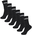 Vans Strømper - 6-pak - Sort Vans Strømper - 6-pak - Sort