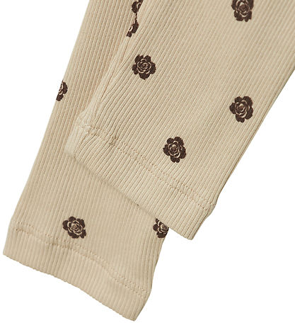 Name It Leggings - Rib - NmfLaikabna - Peyote m. Bloemen Name It Leggings - Rib - NmfLaikabna - Peyote m. Bloemen