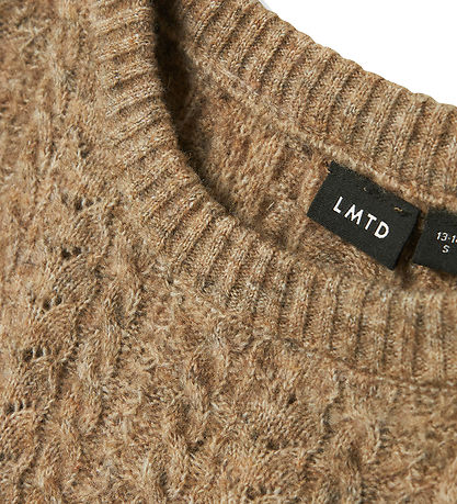 LMTD Bluse - Strik - NlfKave - Sepia Tint