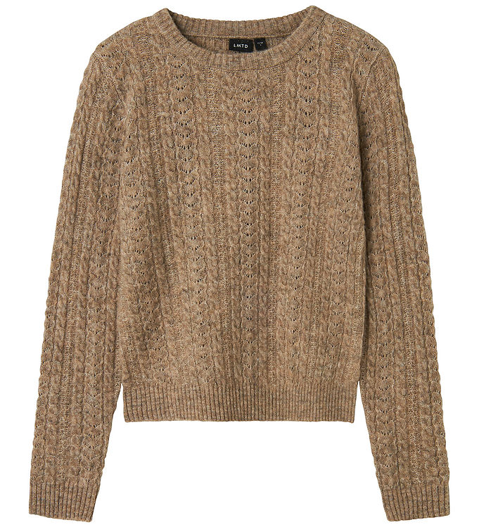 LMTD Bluse - Strik - NlfKave - Sepia Tint