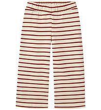 Lil'Atelier Bukser - Bukser - NmfLimia - Turtledove/Red Dahlia Lil'Atelier Bukser - Bukser - NmfLimia - Turtledove/Red Dahlia