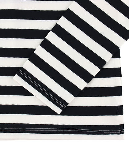 LMTD PoloBluse - NlnKliva - Black/White Stripes