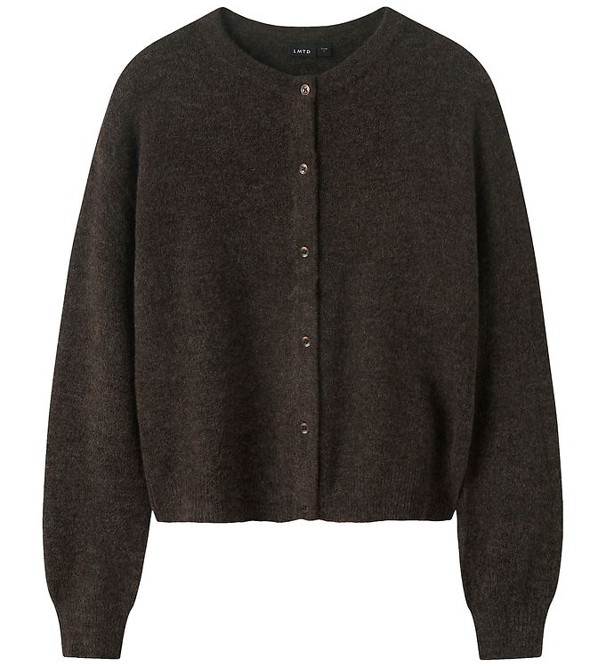 LMTD Cardigan - Strik - Noos - NlfLodet - Chocolate Brown