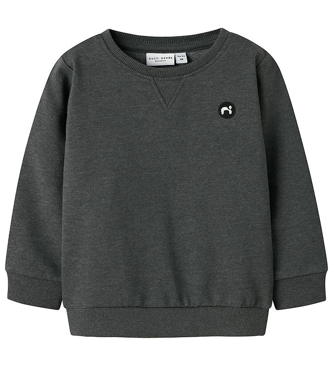 Name It Sweatshirt - Noos - NmmVimo - Mørkegråmeleret