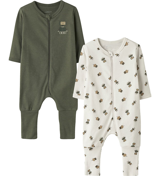 Name It Natdragter - Noos - NbmNightsuit - 2-pak - Jet Stream