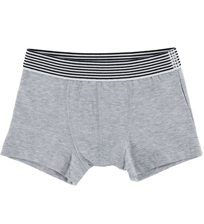Petit Bateau Boxershorts - 2-pak - Navy/Gråmeleret Petit Bateau Boxershorts - 2-pak - Navy/Gråmeleret
