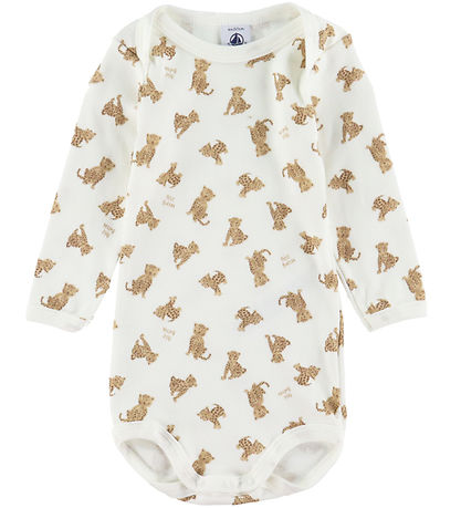 Petit Bateau Body l/æ - 3-pak - Hvid/Grøn Petit Bateau Body l/æ - 3-pak - Hvid/Grøn