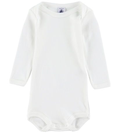 Petit Bateau Body l/æ - 3-pak - Hvid m. Guld/Sølv Petit Bateau Body l/æ - 3-pak - Hvid m. Guld/Sølv