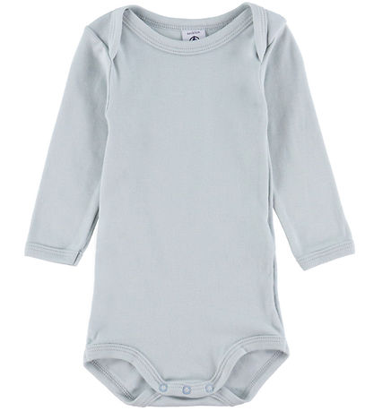 Petit Bateau Bodysuit l/s - 3-Pack - Blue/White