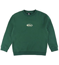 Quiksilver Sweatshirt - Salt Water Graphic - Trekking Green m. P Quiksilver Sweatshirt - Salt Water Graphic - Trekking Green m. P