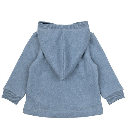 Mikk-Line Fleecetrøje - Faded Denim Melange